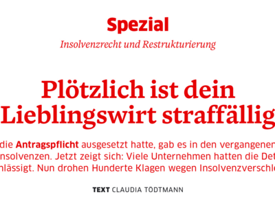 Bildausschnitt aus Wirtschaftswoche: "Plötzlich ist dein Lieblingswirt straffällig"