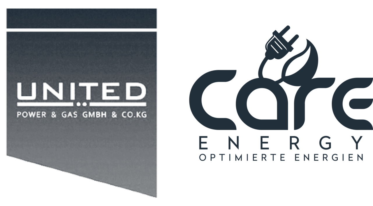 Logo United Power & Gas GmbH & Co. KG und Care Energy optimierte Energien